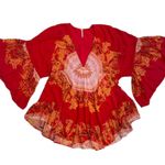 Free People wide sleeve Sunset Dreams boho tunic top, Size XS, perfect condition Photo 1