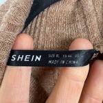 SheIn Cozy Brown Turtleneck Sweater Dress Photo 1