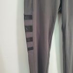 Yuna Fashion Pocket Sheer Slits Gray Workout Athleisure Leggings L/XL Photo 2