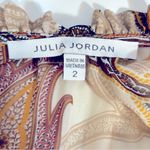 Julia Jordan Floral Print Long Sleeve Tiered Chiffon Midi Dress Size 2 Photo 8