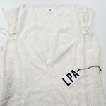 LPA  Gabriella Eyelet Maxi Dress in Coconut Milk Medium Photo 3