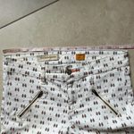 Pilcro and the Letterpress Cream Paisley Floral Pattern Slim Denim Jeans Size 27 Photo 7