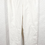 GRLFRND NWT White Pleated High Rise Straight Leg Trouser Pants Photo 0