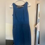 J.Crew Beautiful cobalt blue suit dress, wool barely worn Photo 1