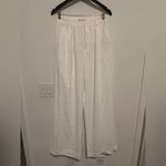 Revolve  Nonchalant Label Fabi Pants in White Sz L Photo 3