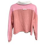 Pink Lily  JUMP RIGHT IN PINK COLORBLOCK QUARTER ZIP PULLOVER Size S Photo 6