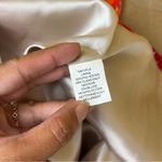 Trina Turk Orange Paisley Silk Shift Dress Photo 7