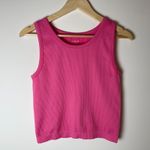 jo&co J.o. &  | Two Ribbed Cropped Tank Tops Pink & Green | M/L Photo 1