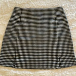 Eyeshadow Black and White Checker Patterned Mini Skirt Photo 0