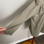 Soft Surroundings  Top Lanai Hoodie Oversized Boxy Cotton Travel Olive Green Photo 3