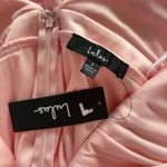 Lulus NWT Lulu’s Beautiful Allure Light Pink Pleated Crochet Lace Maxi Dress Photo 13