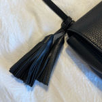 Tory Burch  Black Leather Shoulder Bag Photo 2