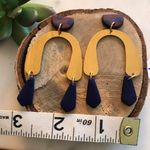 Handcrafted Polymer Clay Statement Earrings Photo 3