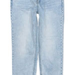 Forever 21 Paperbag Waist Light Wash High Rise Straight Tapered Jeans XS NWT Photo 0