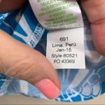 Lilly Pulitzer Tabbie Blue/White Joe Fish Tank Top Photo 4