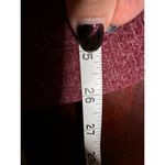 Maurice's  Women's Size Large Pink Burgundy Striped Collared Relaxed Oversized Top Photo 5