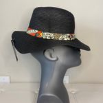 Ed Hardy  Love Kills Slowly Tattoo Skull Black Straw Style Beach Hat Photo 4