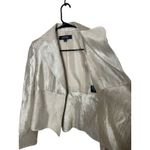 Kasper Vintage  Women's 2 Piece Dress Set Jacket Dress Gold Metallic Sheen Size 4 Photo 9