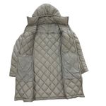 Michael Kors  Women Tan Medium Lightweight Diamond Quilted Hooded Down Fill Coat Photo 3