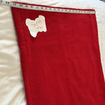 Carol Little sport szL red LS sweatshirt dress pockets buttons at bottom EUC Size L Photo 12