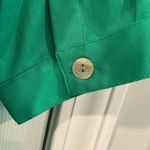 NWT Toofan Size L Jade Green Long Sleeve Pearl Button Front Tiered Shift Dress Size L Photo 11