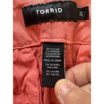 Torrid  Women Peach Pink Rolled Hem‎ Bermuda Shorts Size 20 Beach Preppy Vacation Photo 7
