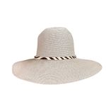 Anthropologie Hat Attack Rancher Fedora Straw Hat Gray One Size Photo 1