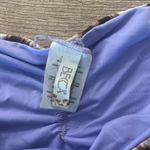 Becca Reversible  Leopard Print Lavender Bikini Bottoms XS NWOT Photo 1