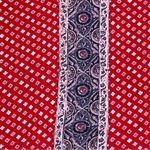 Lucky Brand Red Bandana Women’s Long Sleeve Top Photo 3