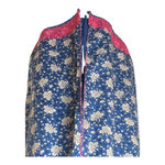 J.Crew ‎ Dress Women XS Blue Floral Embroidered Midi Preppy Boho Cottagecore Photo 3