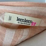 Lemlem NEW Blush Pink Striped Button Down Long Sleeve Maxi Prairie Dress Small Photo 6