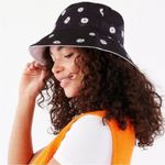 Alice + Olivia by Stacey Bendet Reversible Bucket Hat Daisy Floral New w/ tags! Photo 0