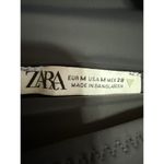 ZARA Black Short Sleeve Crew Neck Stretch Basic T Shirt Tee Bodysuit Top Size M Photo 2