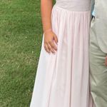 Azazie  Blushing Pink Bridesmaid Dress Photo 0