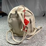 Montana West Women's Cream Croc Embossed Medium Backpack Purse Photo 5