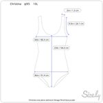 Christina one piece swimsuit Vintage floral blue purple Size 10 Photo 2