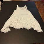 Free People Intimately Size XS White Black Polka Dot & Lace Sleeveless Top *FLAW Photo 7