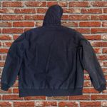 Carhartt Vintage Embroidered Duck Lined Navy Blue Jacket Photo 4