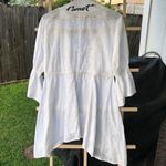 Antica Sartoria Cotton Embroidered Lace Swim coverup Top Dress sz M White Size M Photo 5