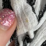 potter's pot  White & Black Striped Short Sleeve Blouse Photo 3