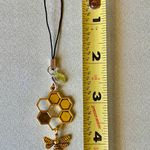 Handmade antique gold color BEE retro vintage boho chic aesthetic style phone charm/strap/bag accessory/decor✨ Photo 3