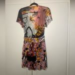 Desigual M. Christian Lacroix Orchid Mesh Mini Dress Photo 7