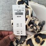 Abercrombie & Fitch  Animal Print Lace Up Bandeau Bikini Top Medium Photo 2