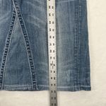Miss Me  Jeans Women Size 30 Bootcut Denim Skirt Embellished Fleur De Lis Photo 2