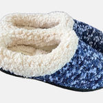 Dearfoams  Home Slippers Memory Foam Indoor & Outdoor Plush Lining Size 7-8 Photo 0