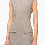 STAUD  micro gingham mini dress  Photo 1