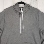 Bella Canvas NWOT Bella + Canvas Heathered Grey Fleece Pullover Hoodie Women's Unisex Large Photo 1