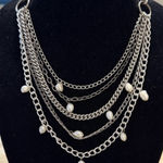 Stella & Dot  Avery Pearl Necklace Multistrand Photo 0