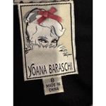 Yoana Baraschi Anthropologie Dress Women 8 Black Dotted Column Sheath Mini Retro Photo 8