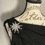 Kay Unger  Elegant Black One-Shoulder Dress Size 4 Photo 3